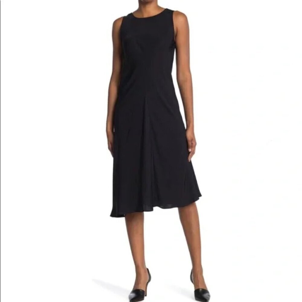 Vince Bias Cut Sleeveless Midi Dress Size XS